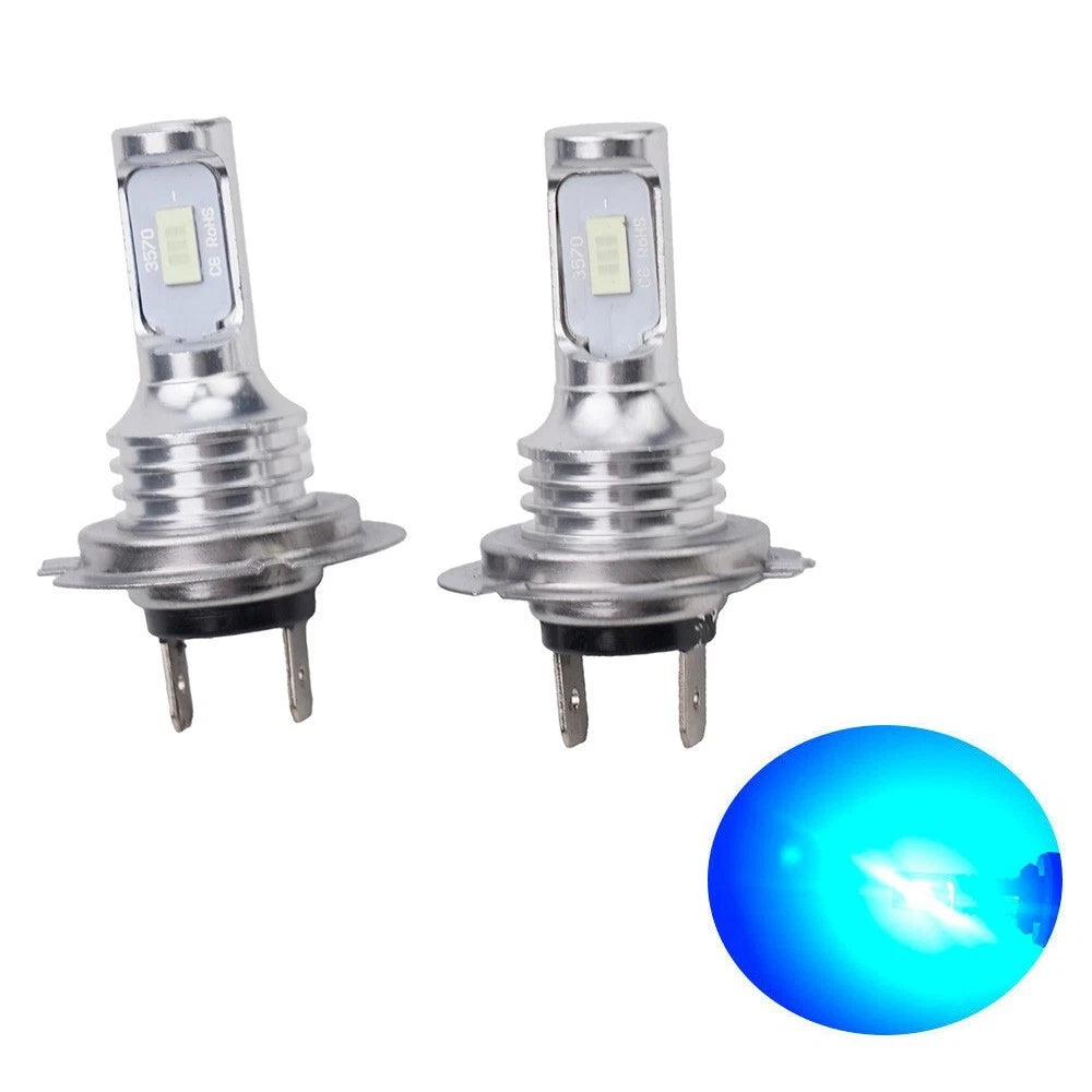 H7 3570 LED Headlight Bulbs Kit for 8000K Ice Blue