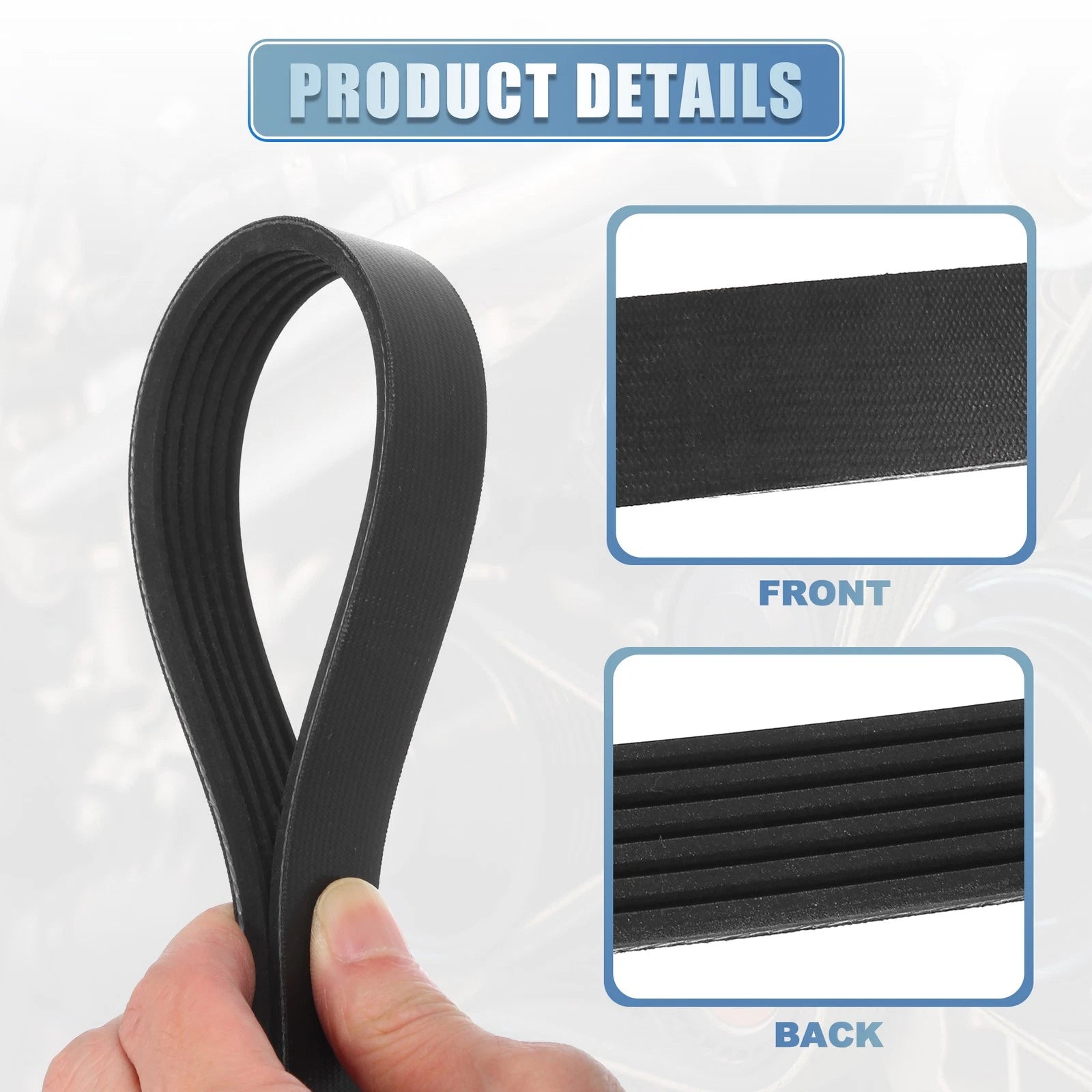 V-Ribbed Serpentine Drive Belt for Ford Ranger (2001–2011) No. 12616673