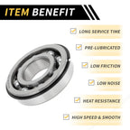 6308NR Deep Groove Ball Bearing for Scooter Skateboard Wheel (P6)