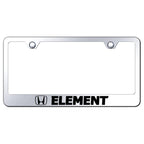 Stainless Steel License Plate Frame - Officially Licensed for Honda Element