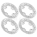 Set of 4 Brake Disc Rotors for Kawasaki Mule PRO-FX / PRO-DX (KAF820 KAF1000)