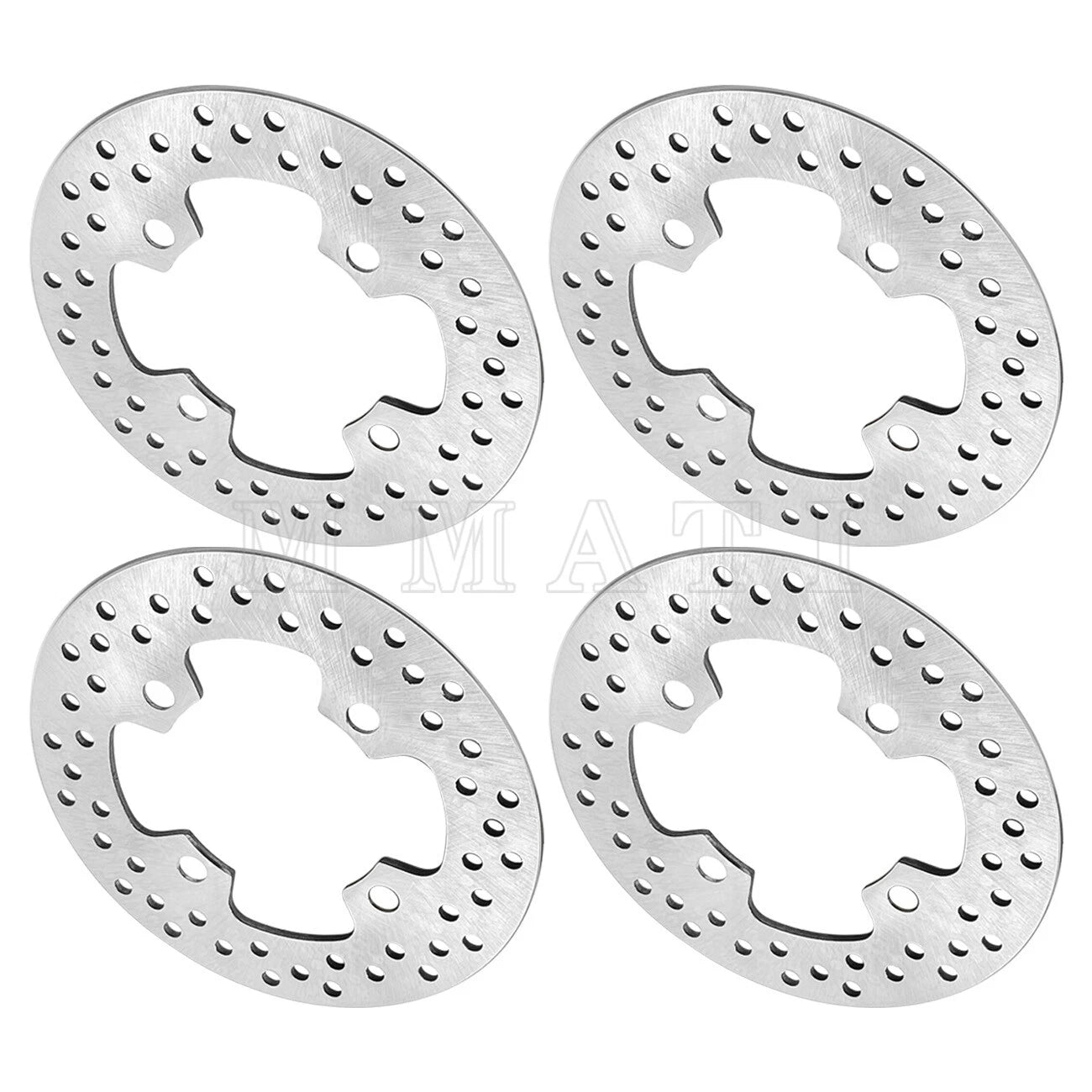 Set of 4 Brake Disc Rotors for Kawasaki Mule PRO-FX / PRO-DX (KAF820 KAF1000)