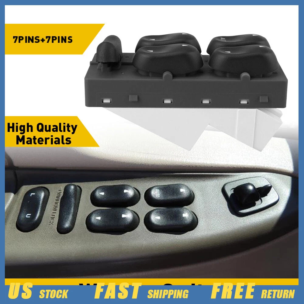 Master Driver Side Power Window Switch for Ford F250 F350 F450 F550 (1999–2001)