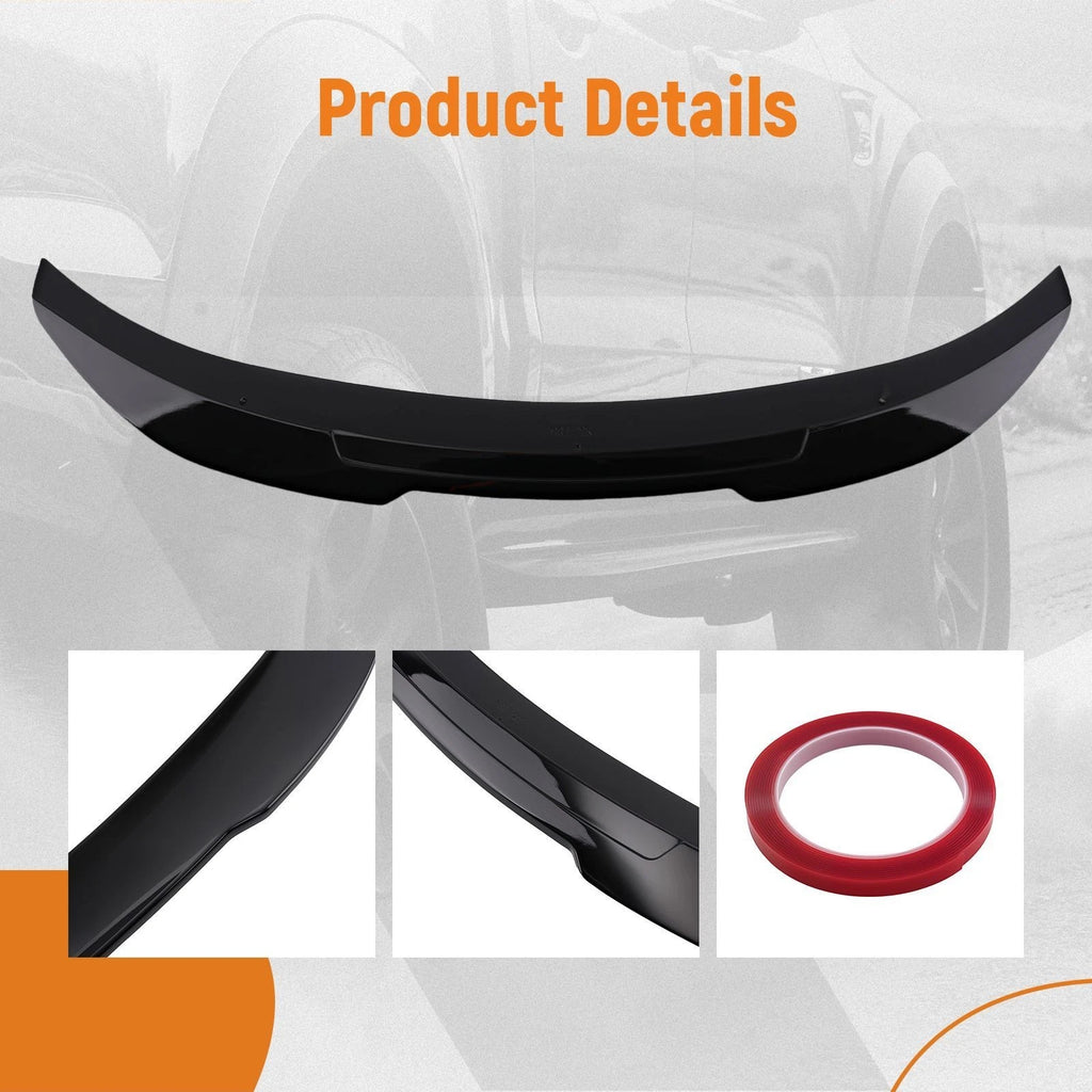 Gloss Black Spoiler for BMW 1 Series Coupe (2007-2013)