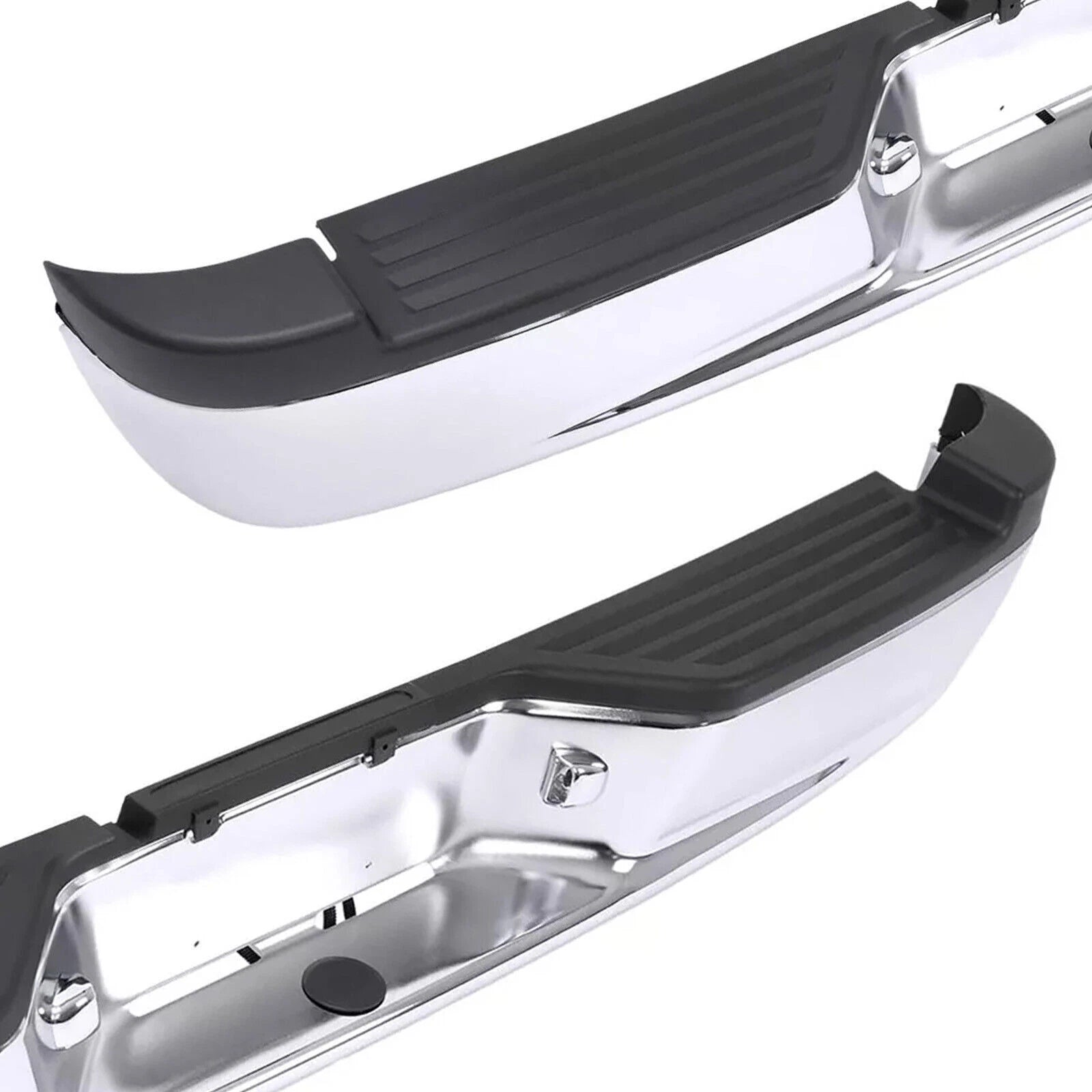 Silver Chrome Rear Step Bumper for Dodge Dakota (2005–2011)