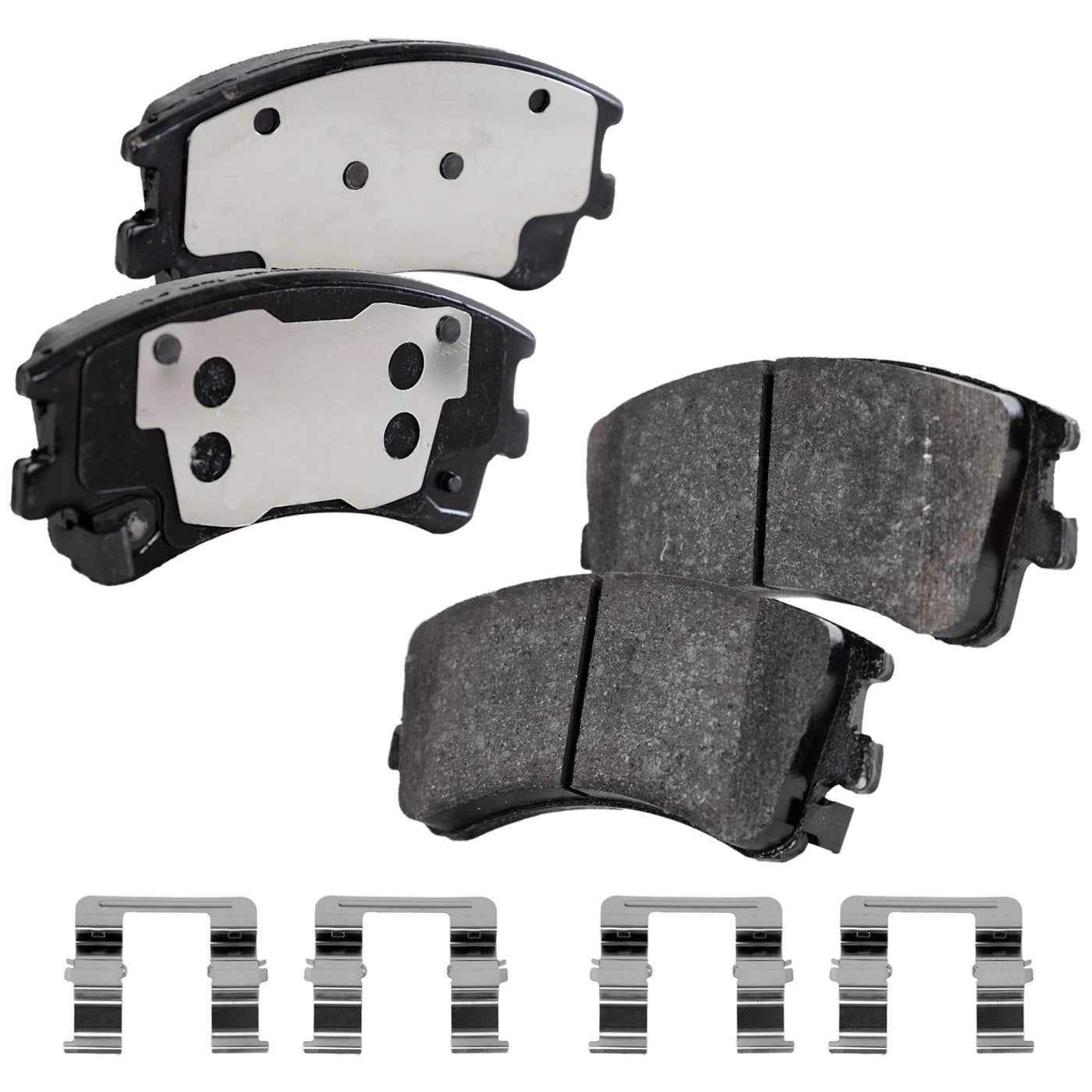 Set of 4 NAO Brake Pads for Mazda 6 (2003–2005)