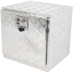 Multifunctional Storage Tool Box for Truck (18"x 17"x 18") - 2x Chain Silver