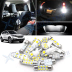 White LED Interior Reverse License Lights Kit for Honda CR-V (2007–2012)