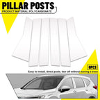 Set of 4 Window Door Pillar Trim Covers for Honda CR-V (2017–2022)