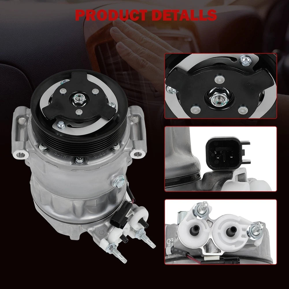 Compressor Clutch for Jaguar E-Pace F-Type XE XF XJ XJR Land Rover Discovery (2018–2023)