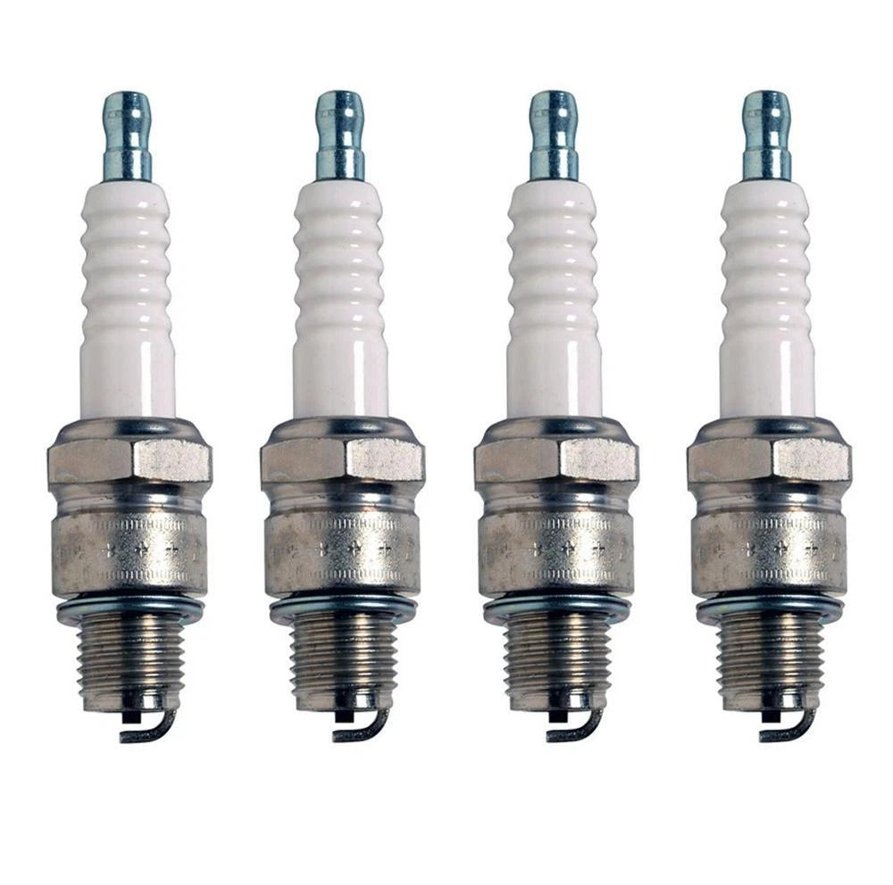 Set of 4 U-Groove Spark Plugs 0.027 Gap for Chevy Oldsmobile Volkswagen