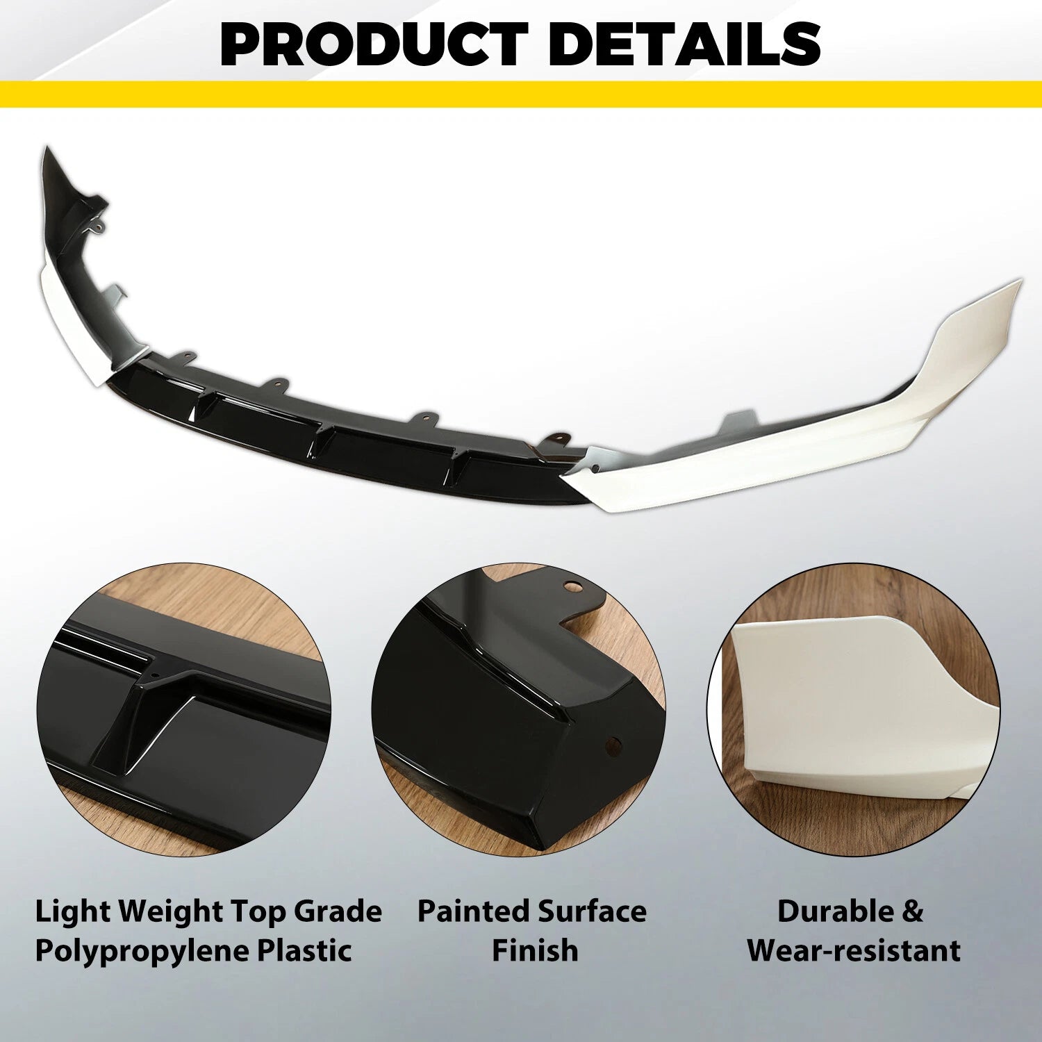 YF Style Front Bumper Lip Splitter for Honda Accord (2018–2020)