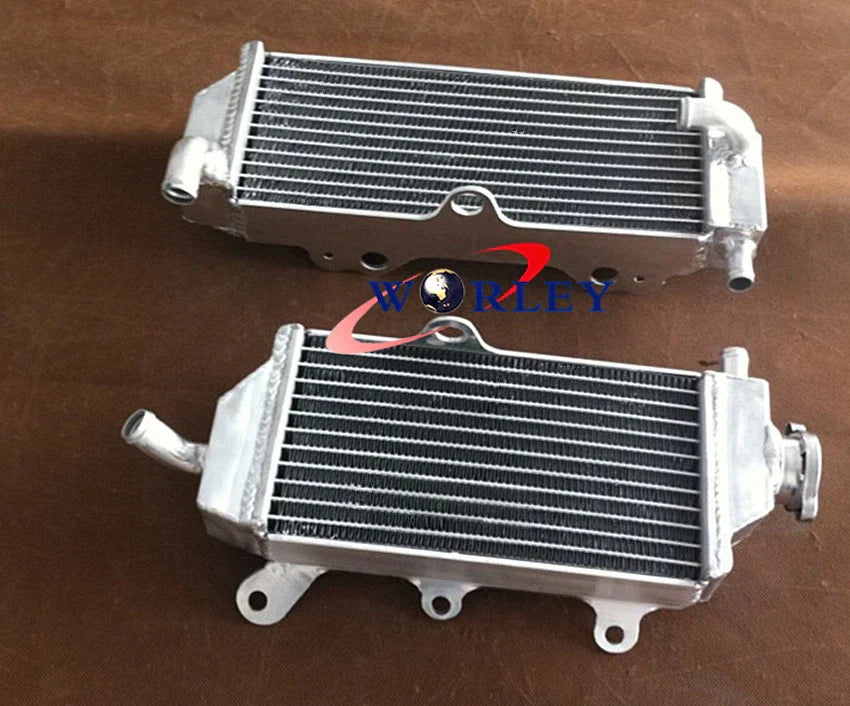 Aluminum Radiator + RED Silicone Hose for YAMAHA WR450F (2012-2014)