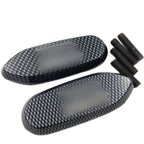 Mirror Block Off Base Plates for Suzuki GSX-R 600 750 1000 (2006–2008) Carbon