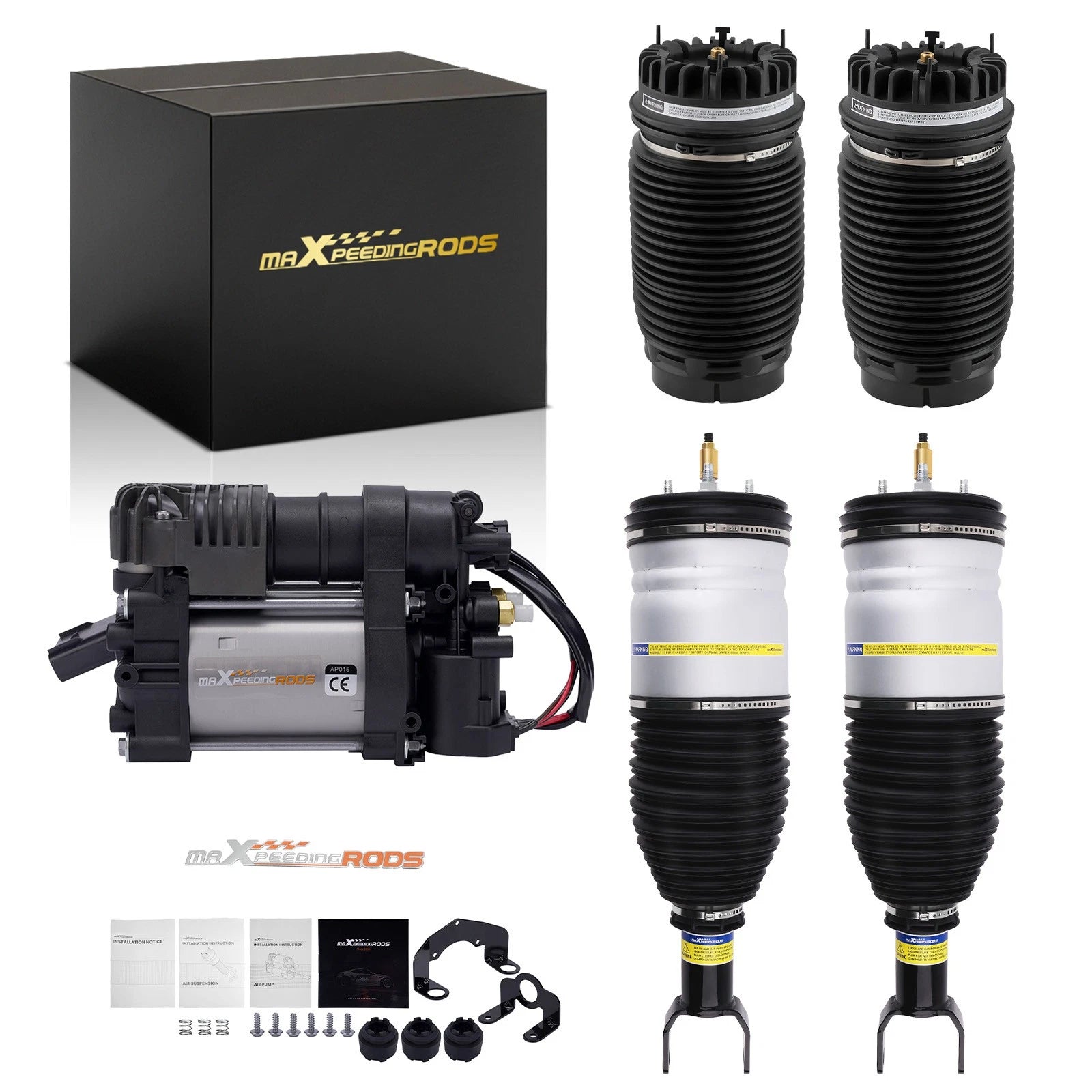 5pcs Air Suspension Struts & Springs Compressor Kit for Dodge Ram 1500 (2013–2019)