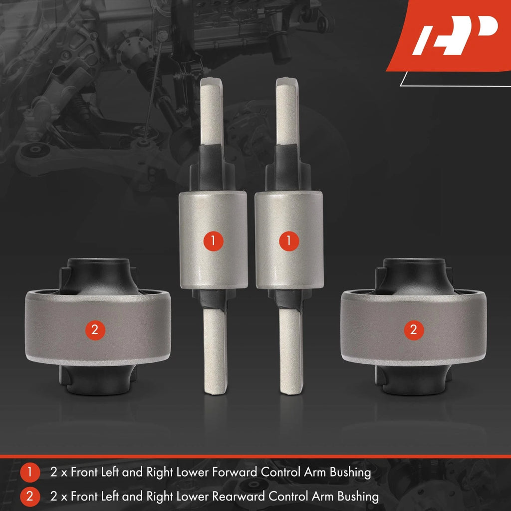 Set of 4 Control Arm Bushings for Nissan Rogue (2014–2020)
