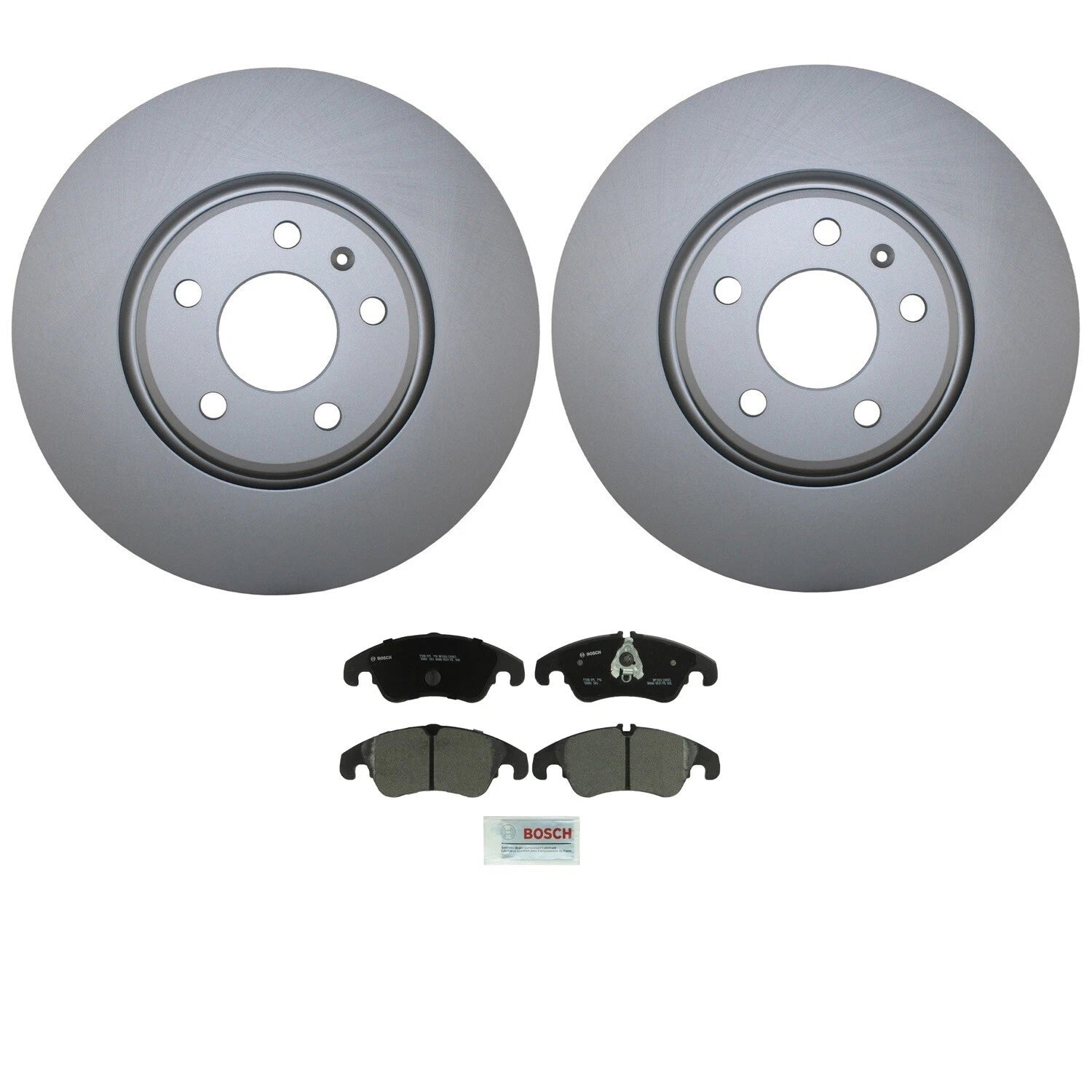 Front Brake Kit 320mm Disc Rotors & Semi-Metallic Pads for Audi A4 A5 A6 Q5 (2008–2016)