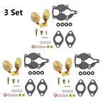 3X Carburetor Rebuild Kit for Zenith Wisconsin VH4D VHD TJD THD AHH (N/A)