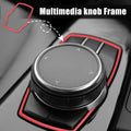 Red Multimedia Knob Button Cover for BMW 3 5 7 Series (F01 F15 F30 F10 G30)