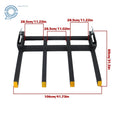 Set of 4 Heavy Debris Forks 42" for Pallet Forks (2500 lbs Capacity)