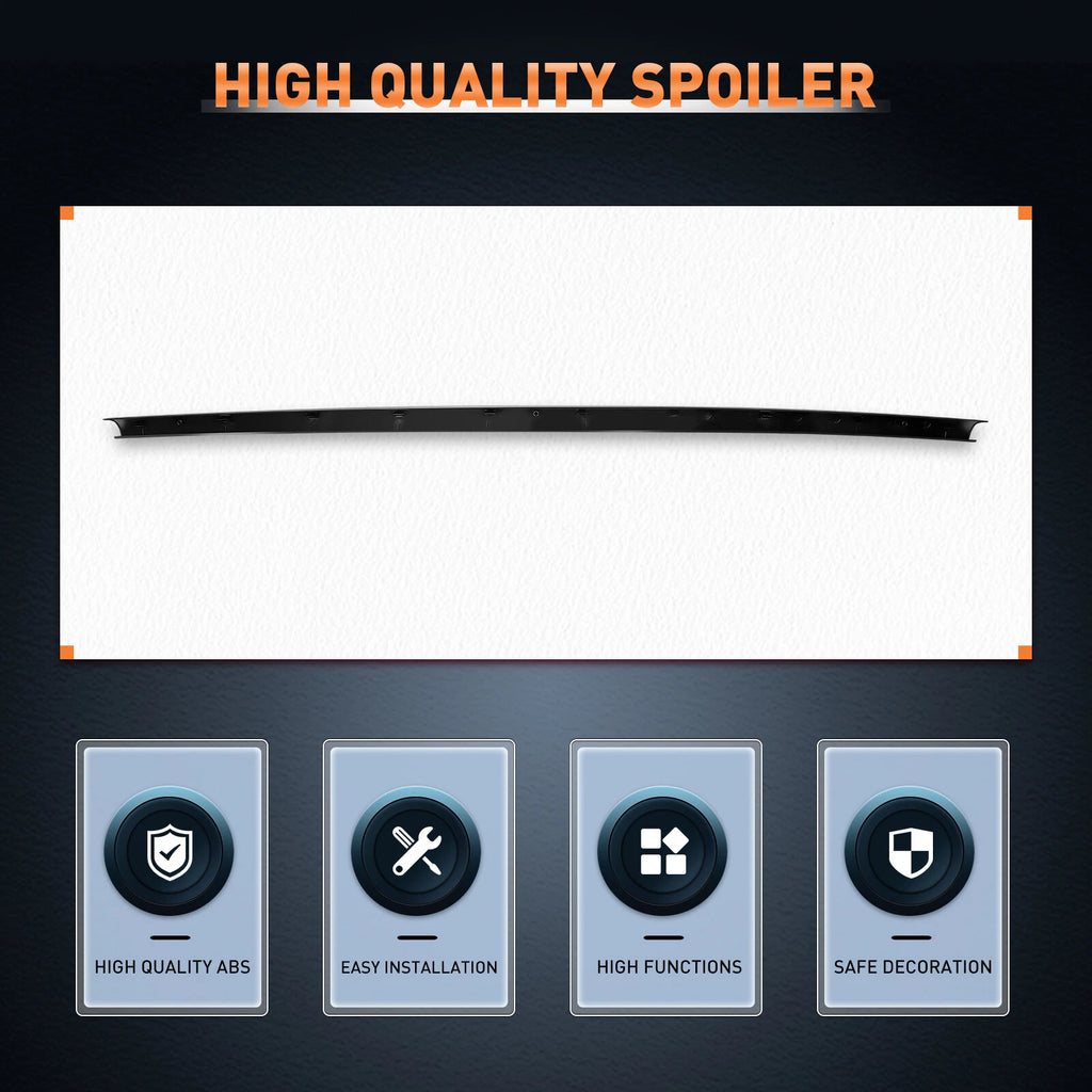 Tailgate Molding Spoiler Protector Cover Cap for F-250 Super Duty (1999–2005)
