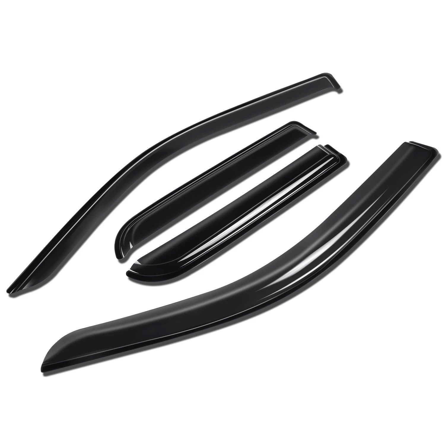 Set of 4 Window Visors for Ram 1500 Quad Cab (2019–2024) Rain Deflector