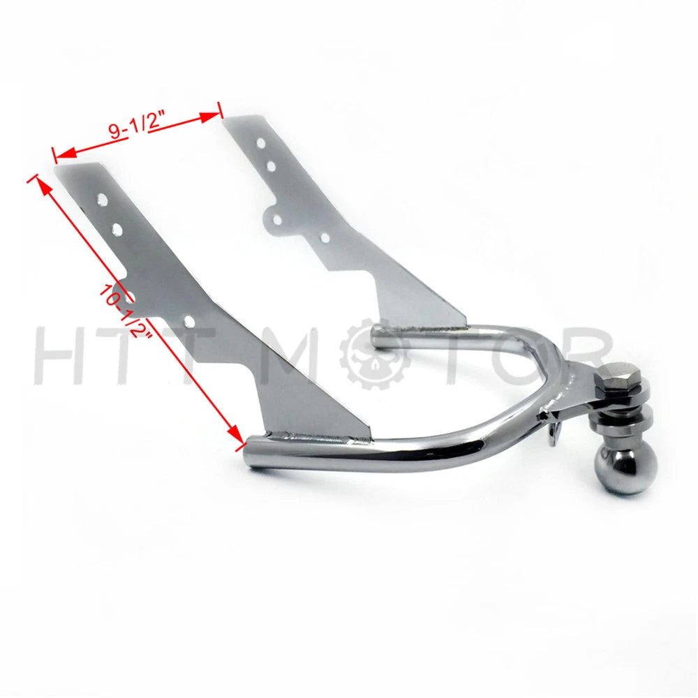 Chrome Trailer Hitch with Ball for Harley Touring Road King FLHR (1994–2008)