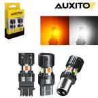 AUXITO 1157 2357 Switchback LED Front Turn Signal Light Bulbs for