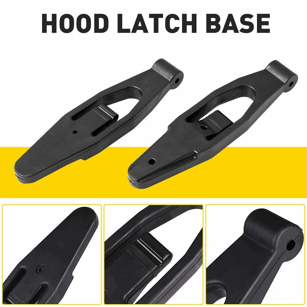 2X Polyurethane Hood Latch Base for Kenworth Peterbilt 379