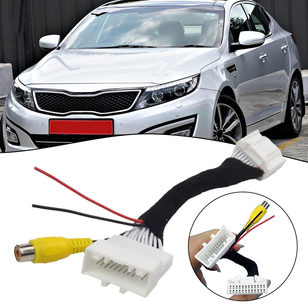 24 Pin RCA Car Camera Connector for Hyundai Kia (Fitment)