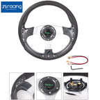 320mm Steering Wheel with Horn Button for Universal Fit (13")