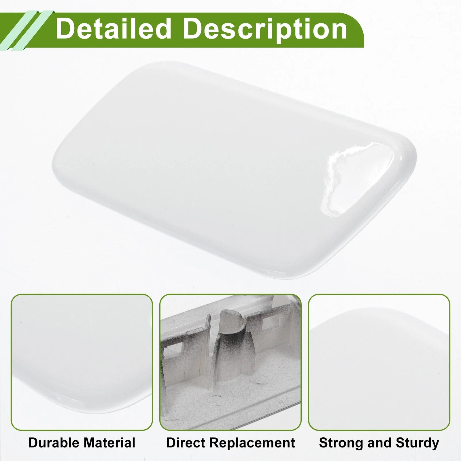 Front Left Washer Nozzle Cover for Toyota Land Cruiser (2013–2015) 8535460050 White