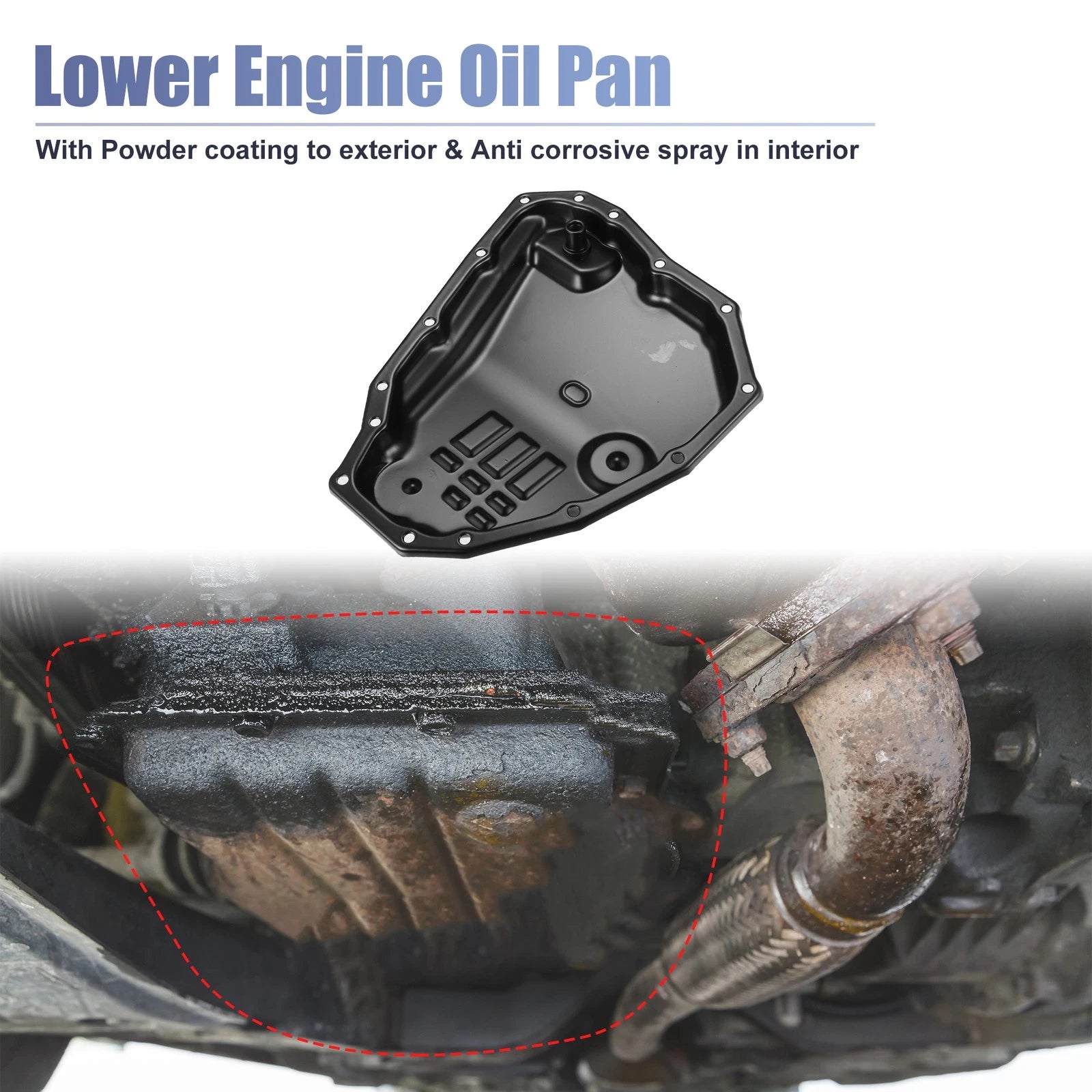 Engine Oil Pan Replacement No. 313903JX0A for Nissan Sentra (2013–2016)