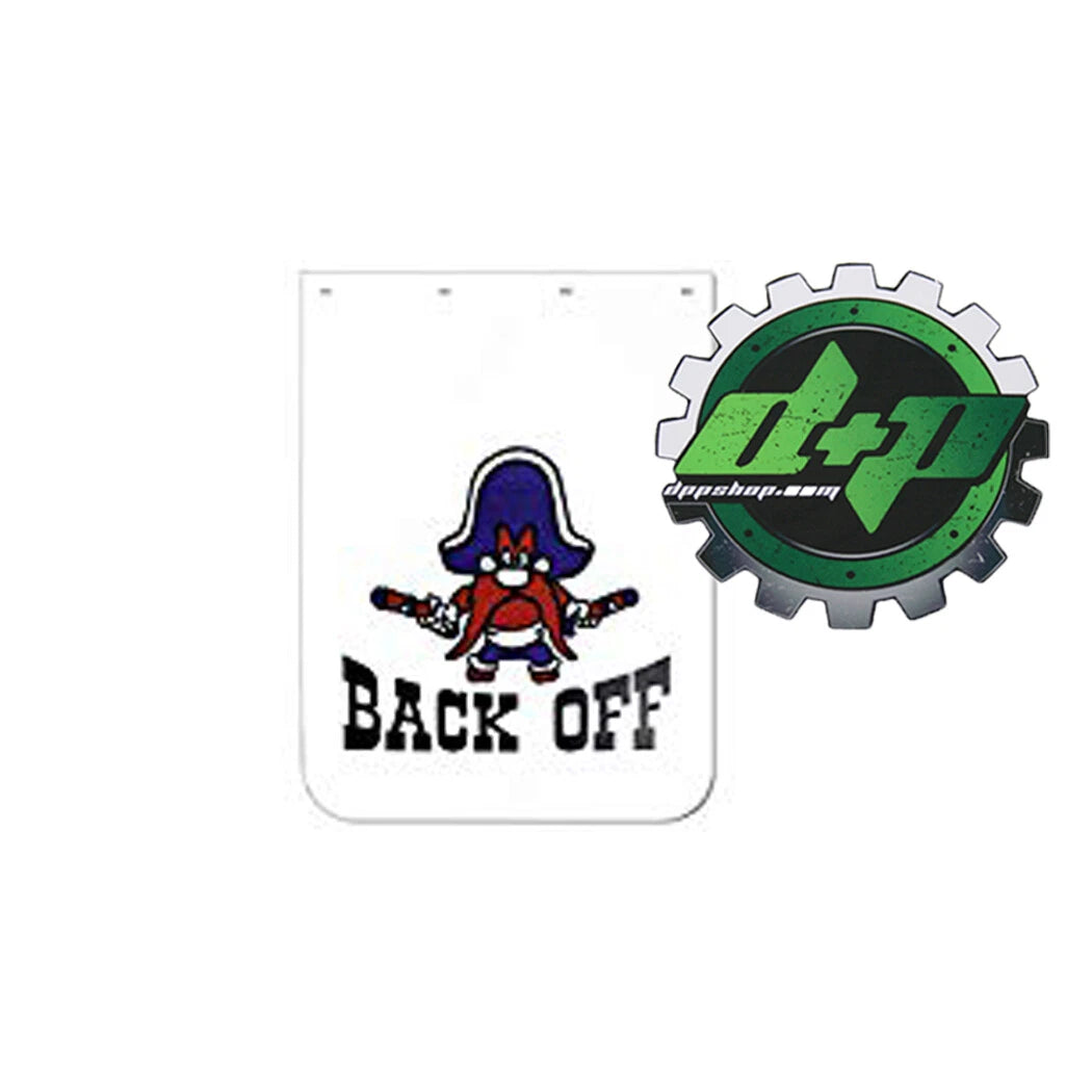 Set of 2 Mud Flaps for Semi Truck (24" x 30", Polyguard)