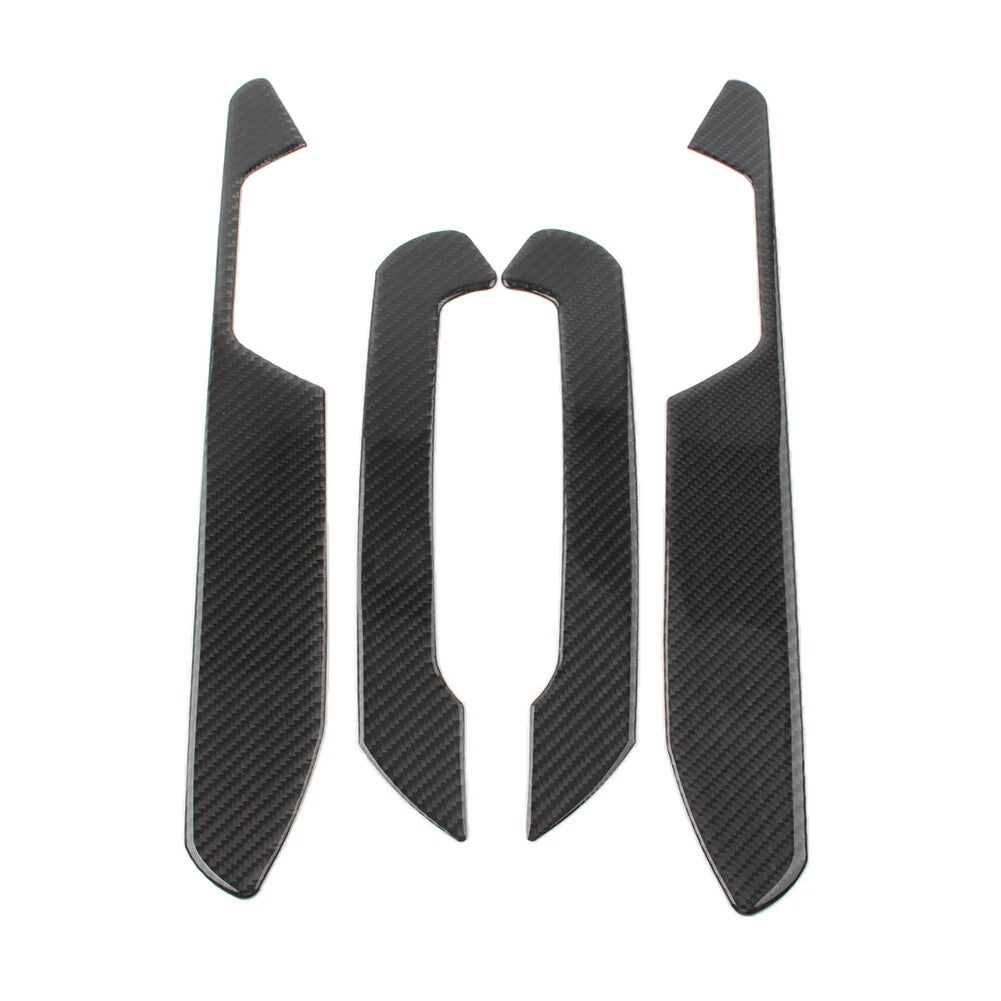 Set of 4 Black Interior Door Armrest Panel Covers for Jeep Wrangler JL (2018–2022)