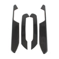 Set of 4 Black Interior Door Armrest Panel Covers for Jeep Wrangler JL (2018–2022)