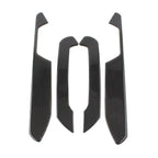 Set of 4 Black Interior Door Armrest Panel Covers for Jeep Wrangler JL (2018–2022)