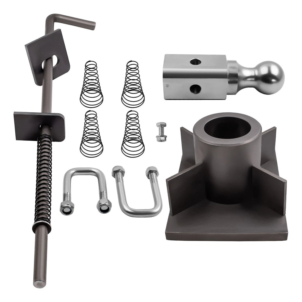 Gooseneck Trailer Hitch & 2-5/16" Ball for Universal Flatbed (30,000 lbs)