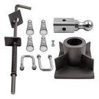 Gooseneck Trailer Hitch & 2-5/16" Ball for Universal Flatbed (30,000 lbs)