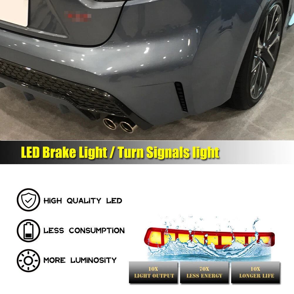LED Smoked Rear Reflector Tail Light for Toyota Corolla (2020–2021)