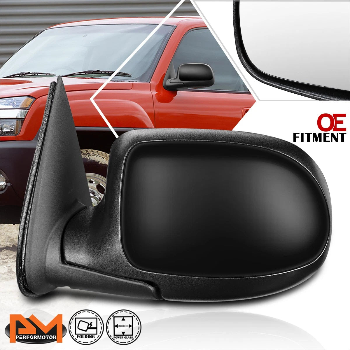 Power Rear View Side Mirror for Chevy Silverado/GMC Sierra (1999–2002)