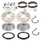 Front Brake Drum Wheel Cylinder Shoes Kit for Honda TRX300FW (1995–2000)