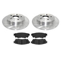 Brake Kit Set of 4 Disc Rotors Pads for Toyota Camry Avalon Lexus ES