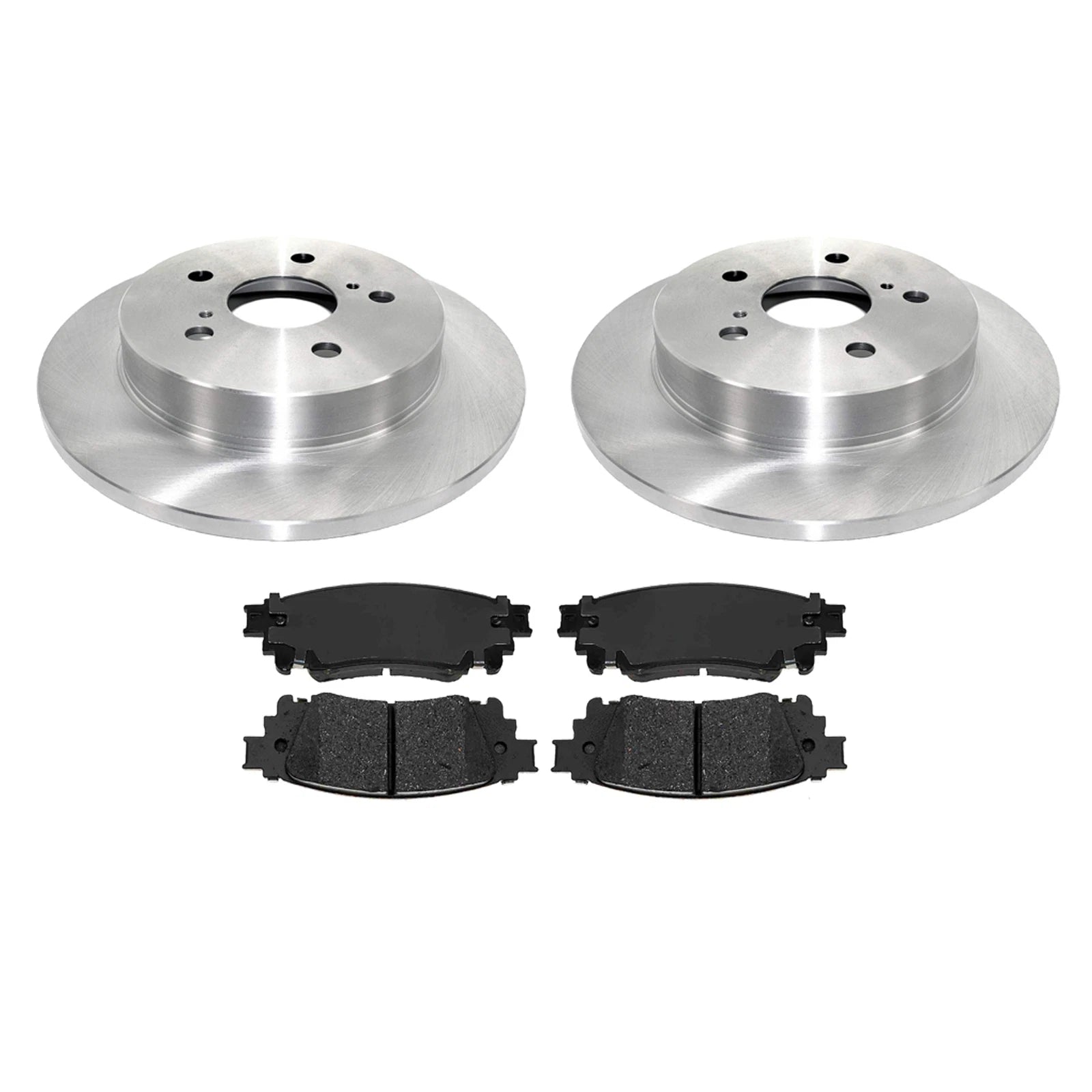Brake Kit Set of 4 Disc Rotors Pads for Toyota Camry Avalon Lexus ES