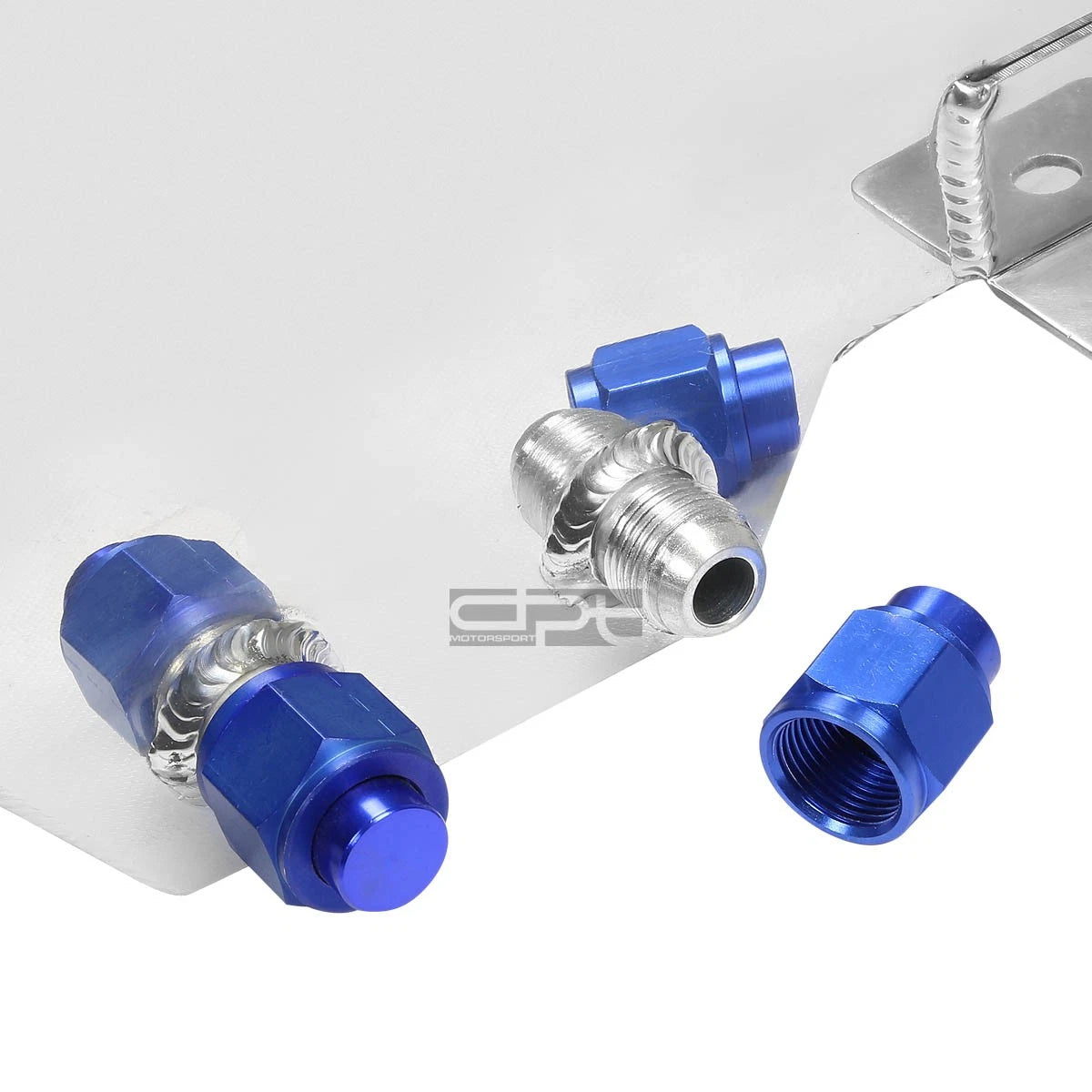 5 Gallon Lightweight Polished Aluminum Race Drift Fuel Cell Tank + Sender