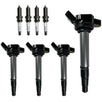 4 x Ignition Coils & Spark Plugs for Toyota Scion xD (2008-2014)