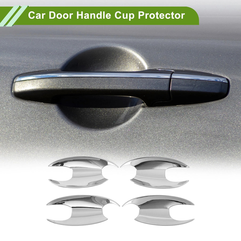 Set of 4 Chrome Door Handle Cup Protectors for BMW X3 (2022–2023)