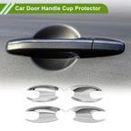 Set of 4 Chrome Door Handle Cup Protectors for BMW X3 (2022–2023)