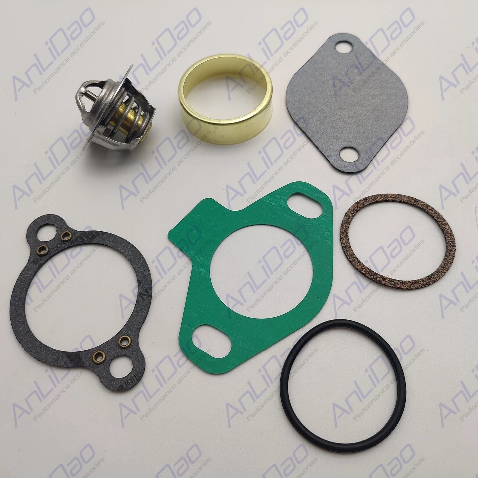 Thermostat Kit 140° for Mercruiser 5.0L 5.7L 7.4L V8 (18-3668, 807252Q4)