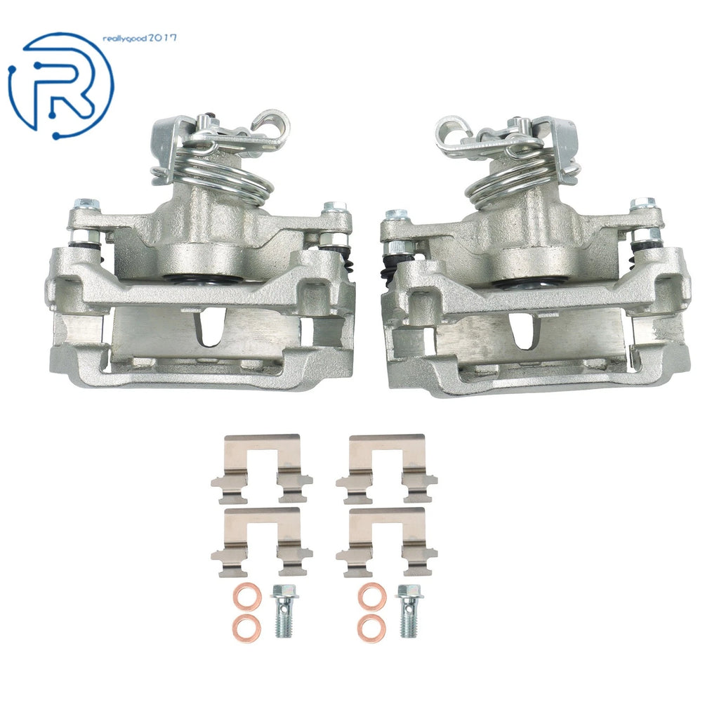 Set of 2 Brake Calipers with Bracket for Buick Chevy Uplander Pontiac Saturn